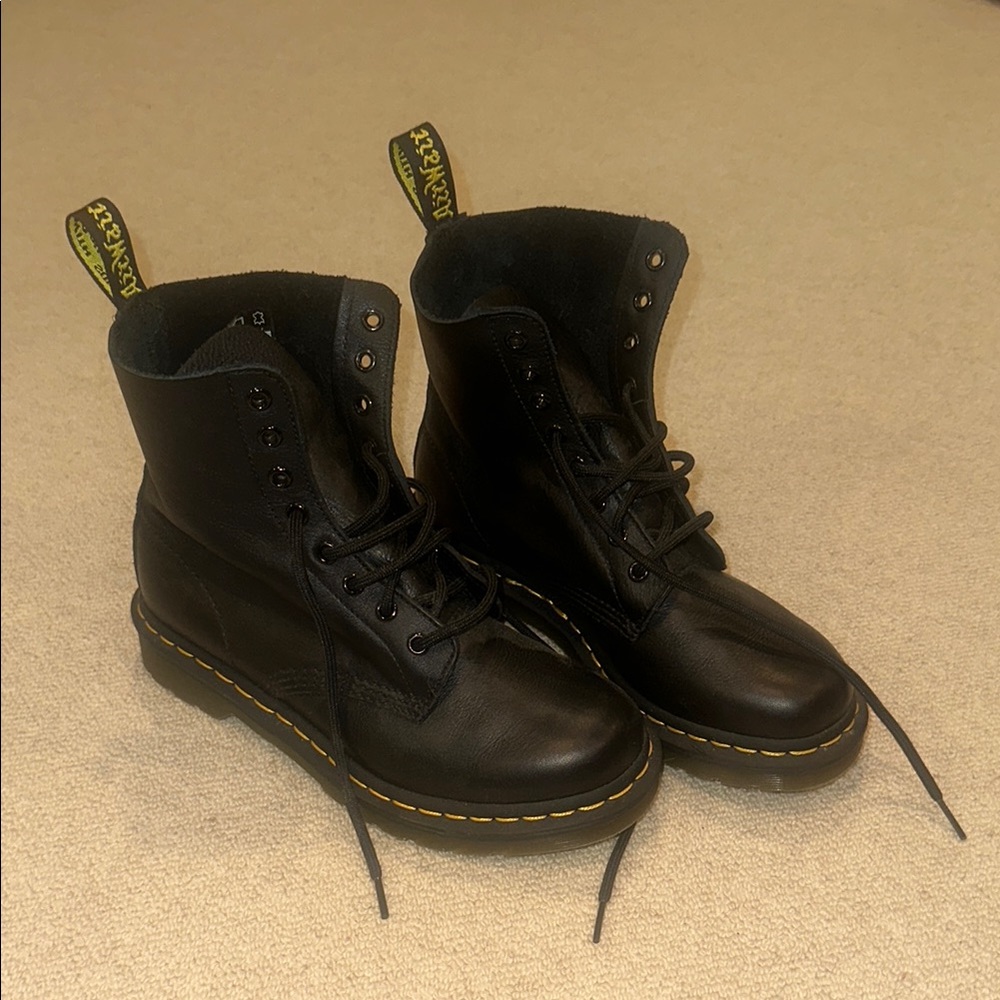Dr. Martens Black Leather Women’s Boots
